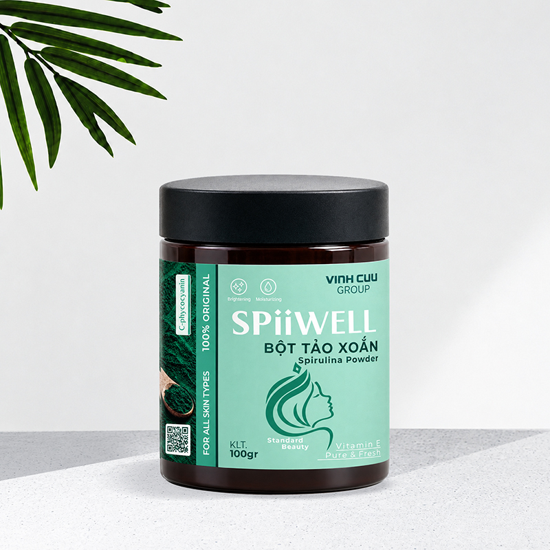 SPiiWELL Standard Beauty bột vi tảo xoắn 100g